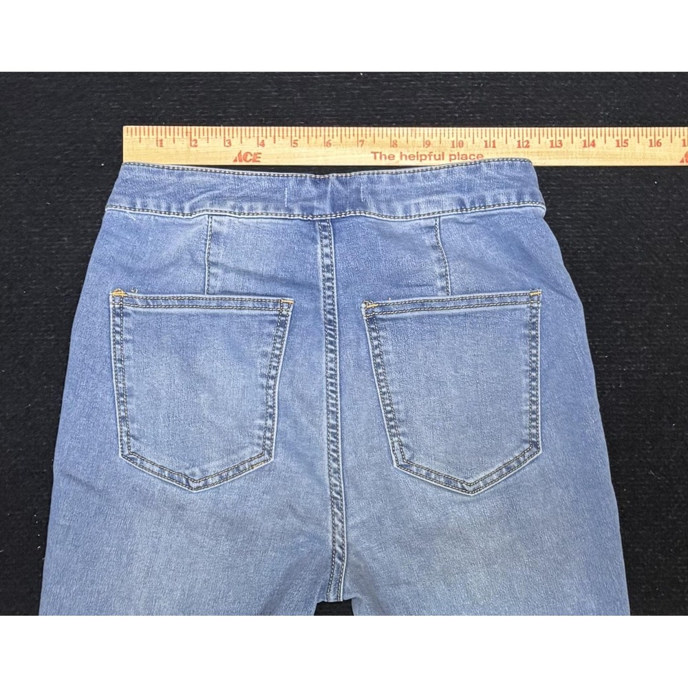 We The Free Free People Jeans 26 Extreme Flare Bell Bottom High Rise Raw Hem - Picture 10 of 14